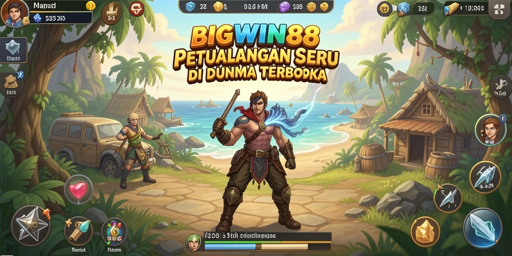 Tampilan gameplay BIGWIN88 yang menakjubkan di dunia terbuka.