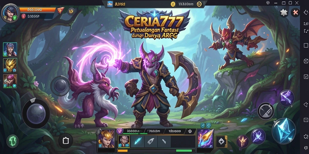 Screenshot gameplay CERIA777 yang menampilkan aksi seru dalam dunia ARPG.