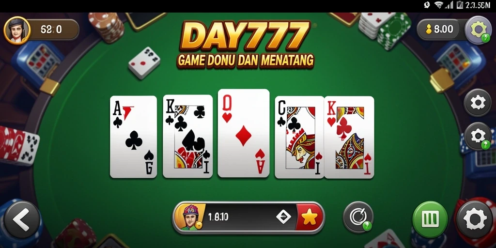 Tampilan gameplay DAY777 yang seru dan mengasyikkan.