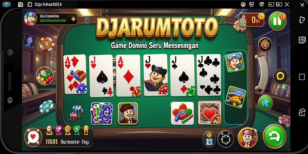 Tampilan gameplay seru DJARUMTOTO dengan grafik menarik.