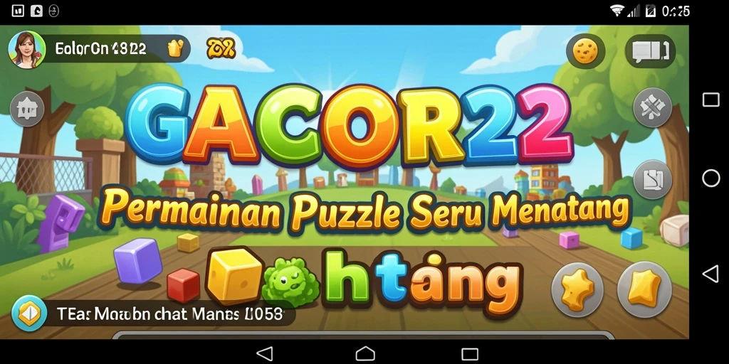 Tangkapan layar GACOR22 menampilkan gameplay penuh warna dan menantang.