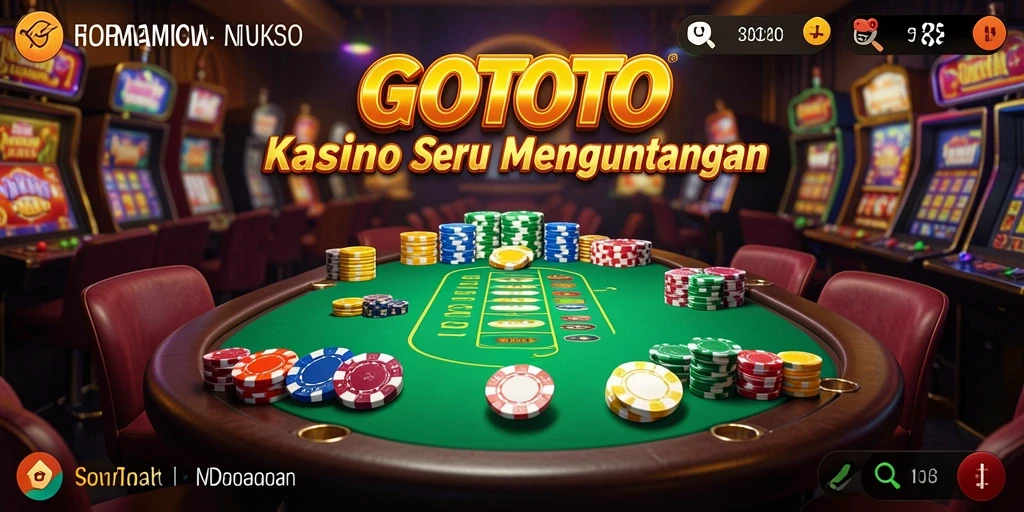 Screenshot dari gameplay Kasino GOTOTO yang mengasyikkan.
