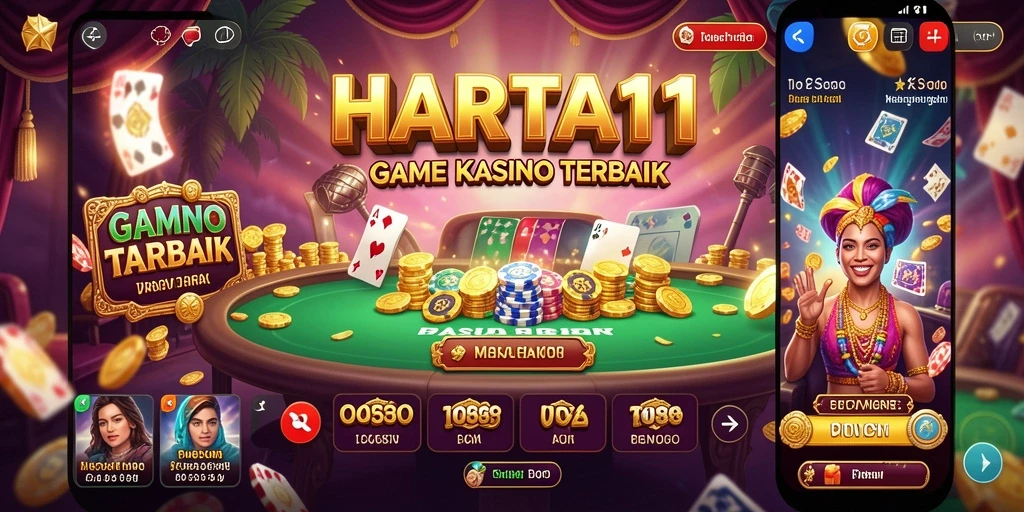 Tampilan gameplay HARTA11 yang menakjubkan dan mendebarkan.