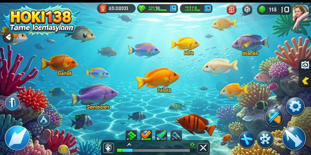 Screenshot HOKI138 menampilkan aksi seru berburu ikan.