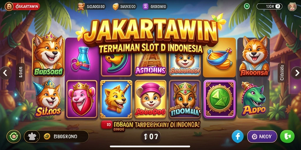 Tampilan gameplay Slot di JAKARTAWIN yang menarik dan mendebarkan.