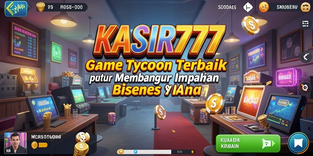 Screenshot gameplay KASIR777 menampilkan pengelolaan bisnis yang menarik.
