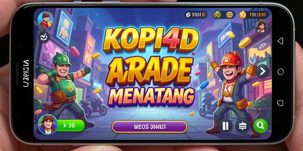 Tampilan gameplay KOPI4D yang seru dengan berbagai tantangan.