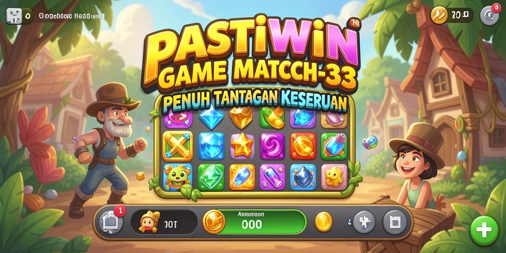 Tampilan gameplay seru di PASTIWIN yang menantang.