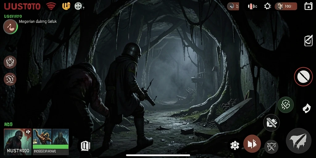 Gameplay horor yang mendebarkan dan menegangkan.